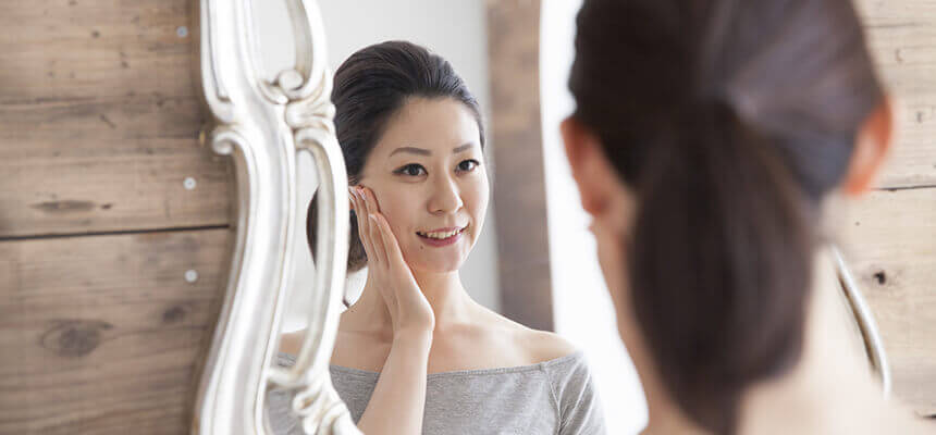 年齢とともに気になる小じわ